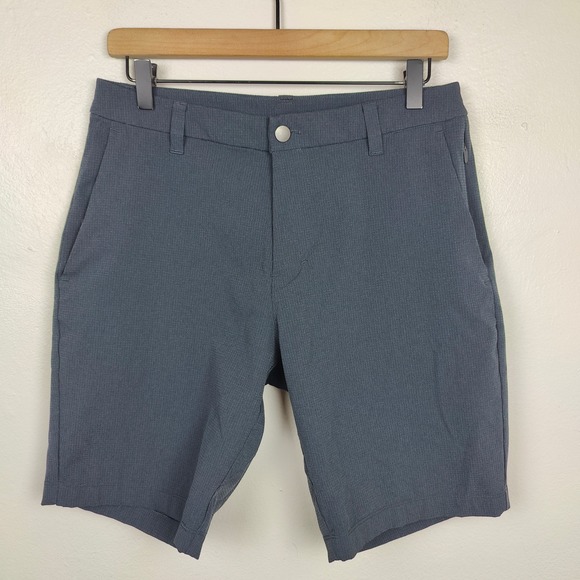 Lululemon Commission Classic-Fit Short Mens 30 9" Ventlight Mesh Dark Gray Golf - Picture 1 of 8